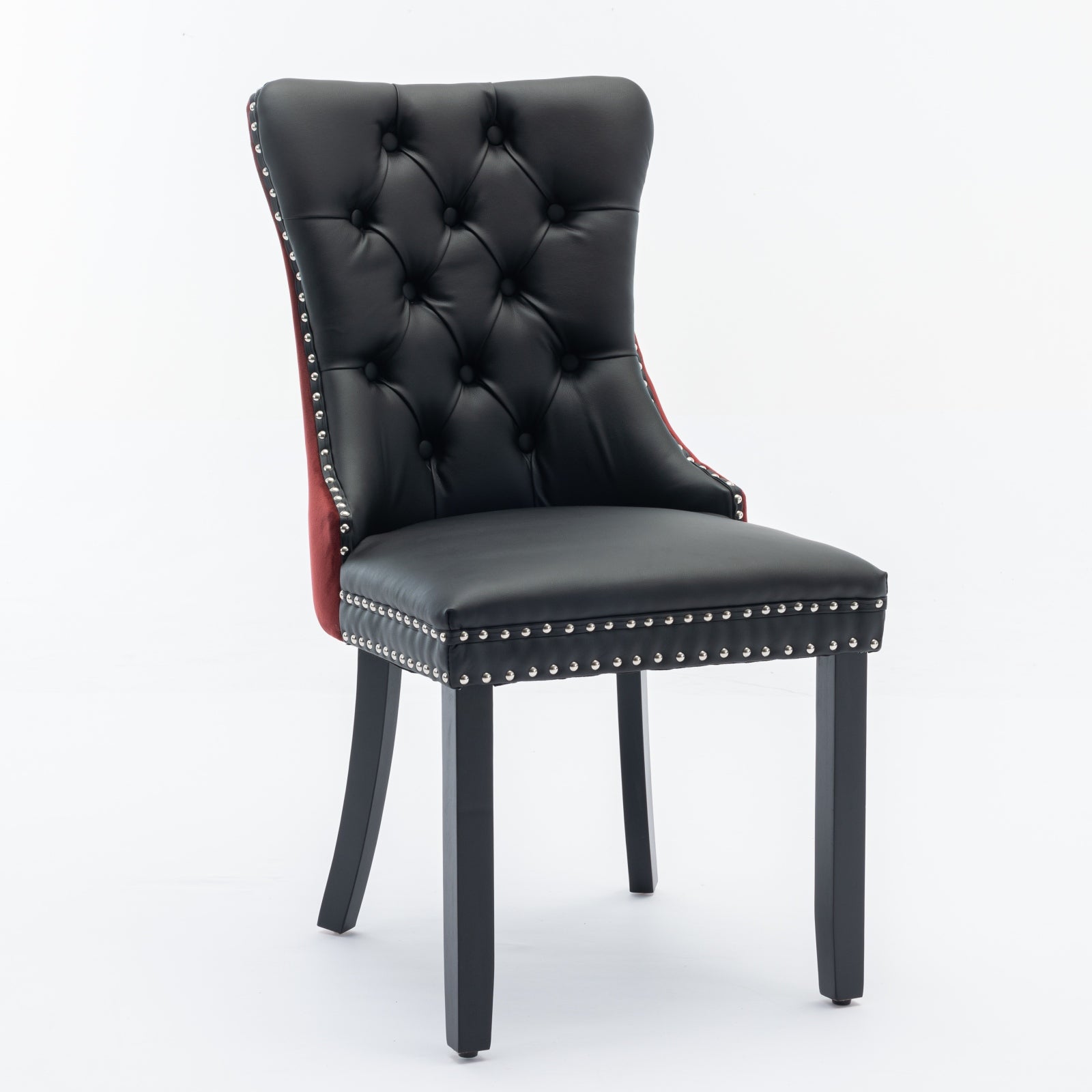 Nikki Collection Modern Tufted Dining Chair Set - 2-Pcs