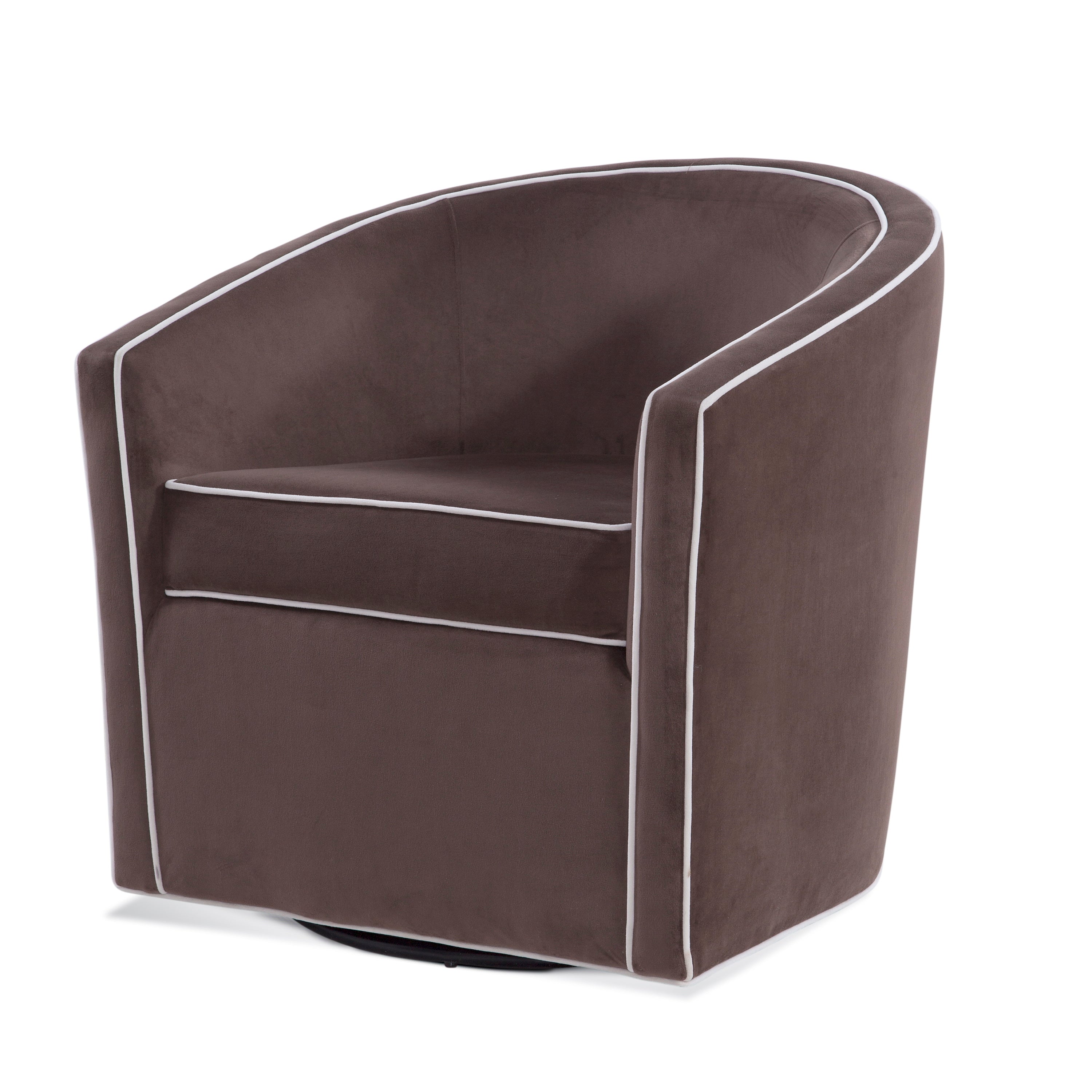 Kendall Maple Swivel Accent Chair