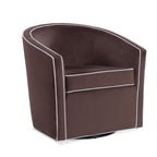 Kendall Maple Swivel Accent Chair