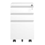 3 Drawer Mobile File Cabinet with Lock