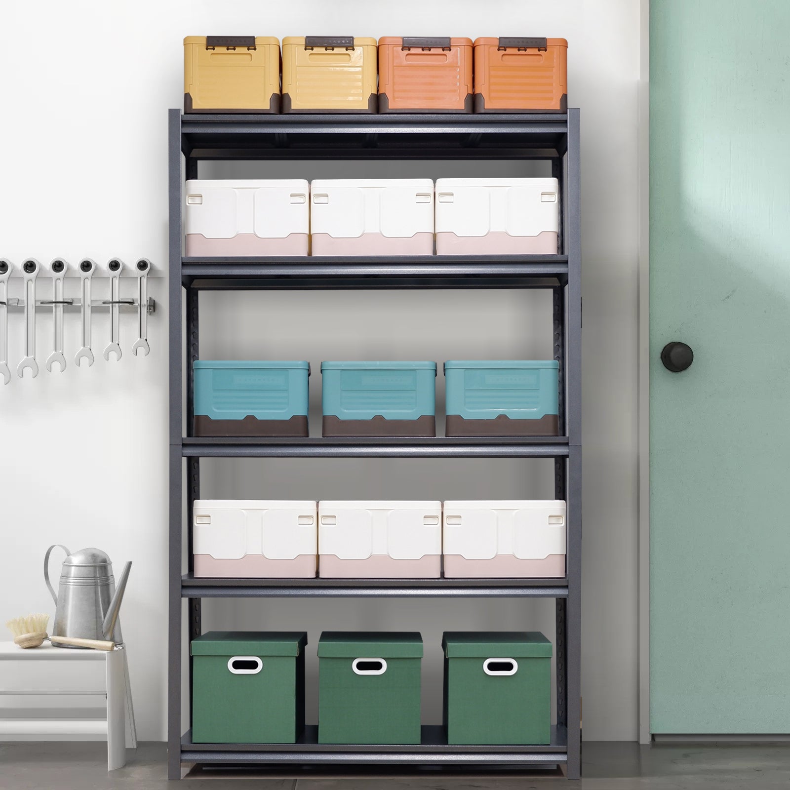 5 Tier Heavy Duty Metal Garage Shelves