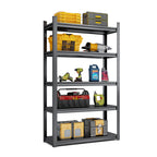 72"H 5 Tier Metal Shelves for Heavy Duty Storage