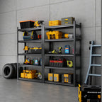 72"H 5 Tier Metal Shelves for Heavy Duty Storage
