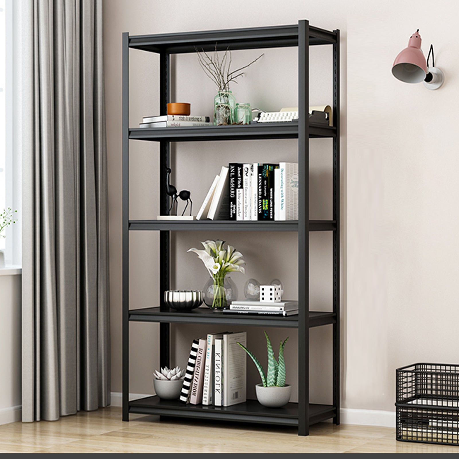 5 Tier Heavy Duty Metal Shelves for Garage Storage