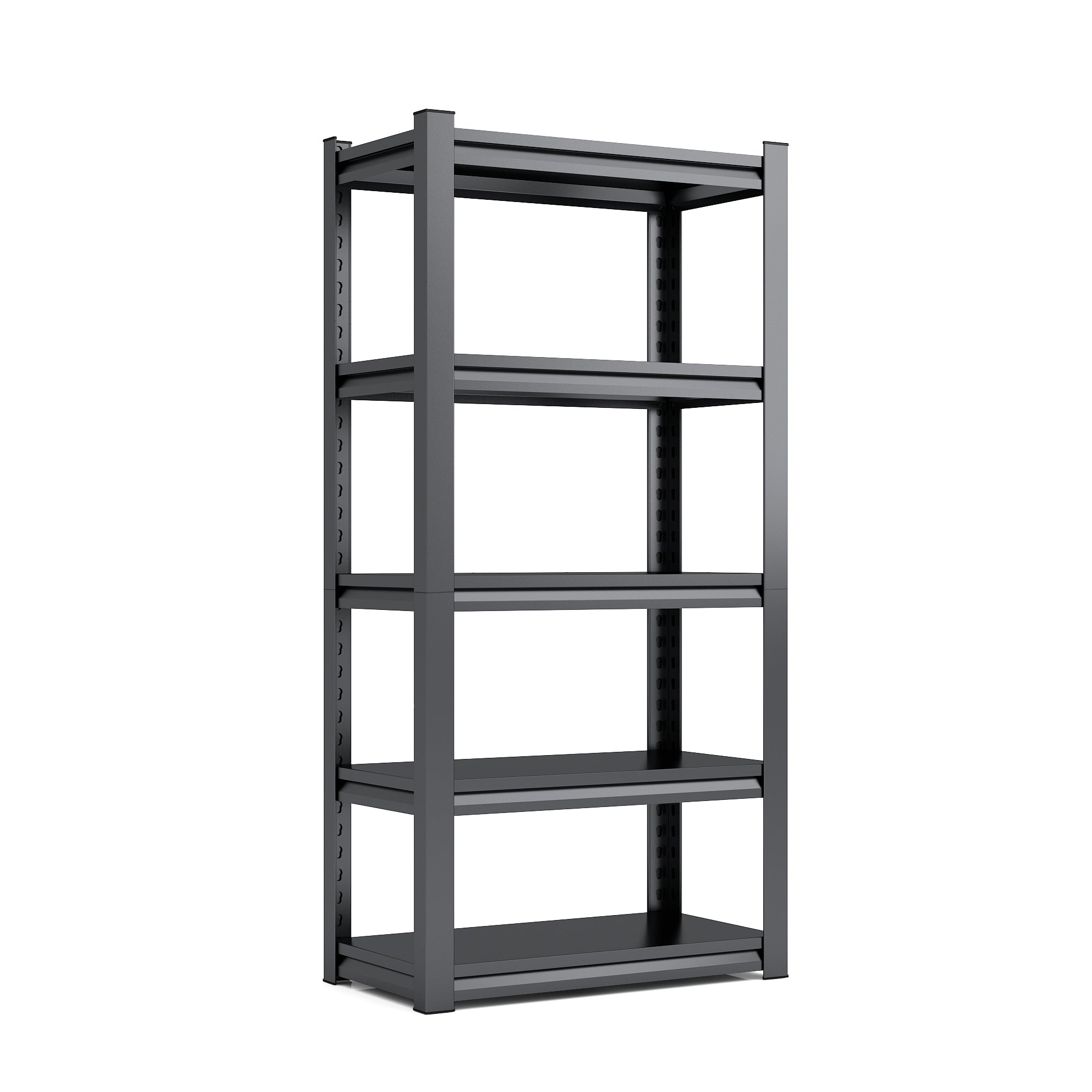 72"H 5 Tier Heavy Duty Metal Shelves