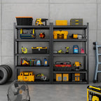 72"H 5 Tier Metal Shelves for Heavy Duty Storage