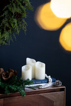 Set of 3 Flickering LED Candles