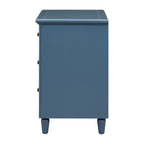 U_STYLE 28'' Pine Wood Nightstand with 3 Drawers