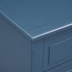 U_STYLE 28'' Pine Wood Nightstand with 3 Drawers
