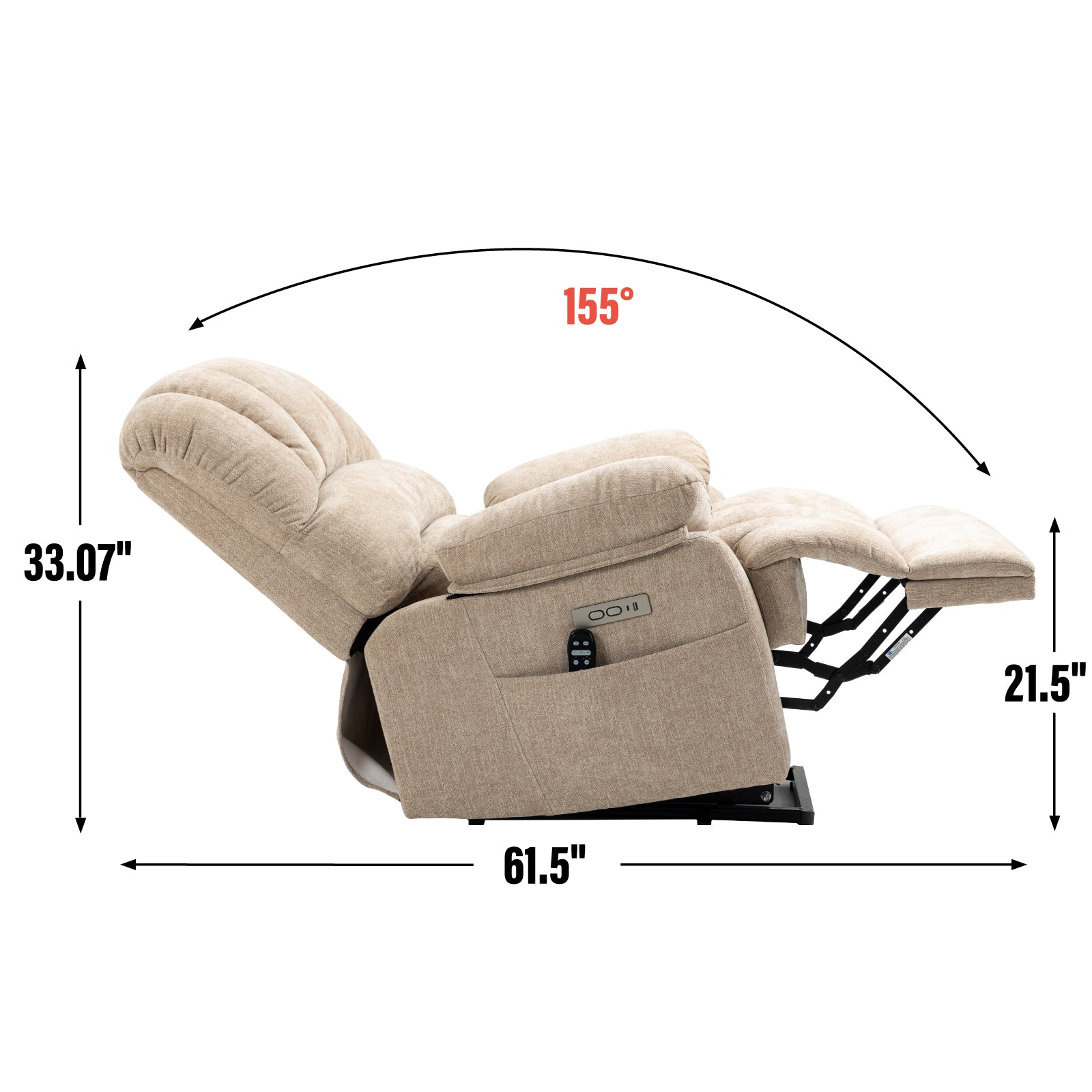 ComfortMax Power Lift Recliner Chair - Large Size