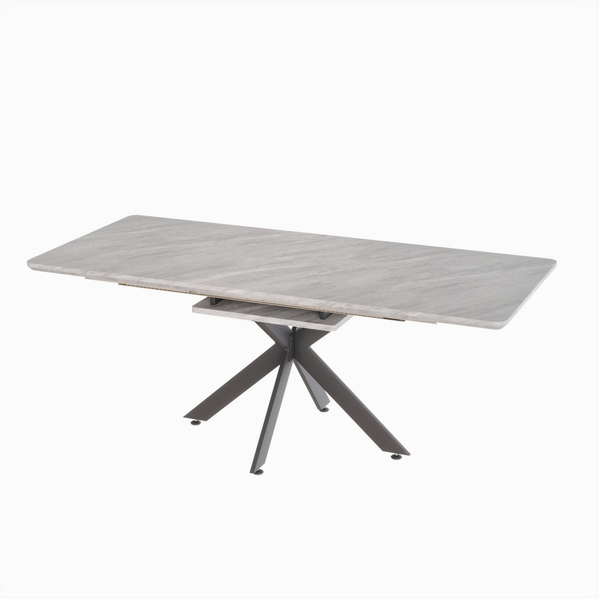 62.4" to 78.15" Extendable Dining Table Set for 6-8