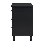 U_STYLE 28" Painted Nightstand with 3 Drawers