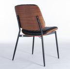 A&A Furniture Mid Century Modern Dining Chairs Set of 2
