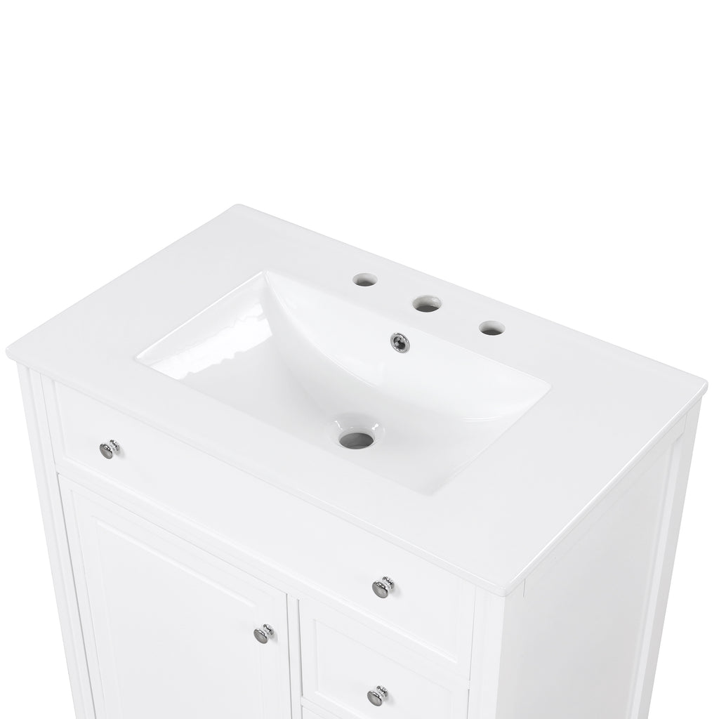 30" Bathroom Vanity with Sink Top