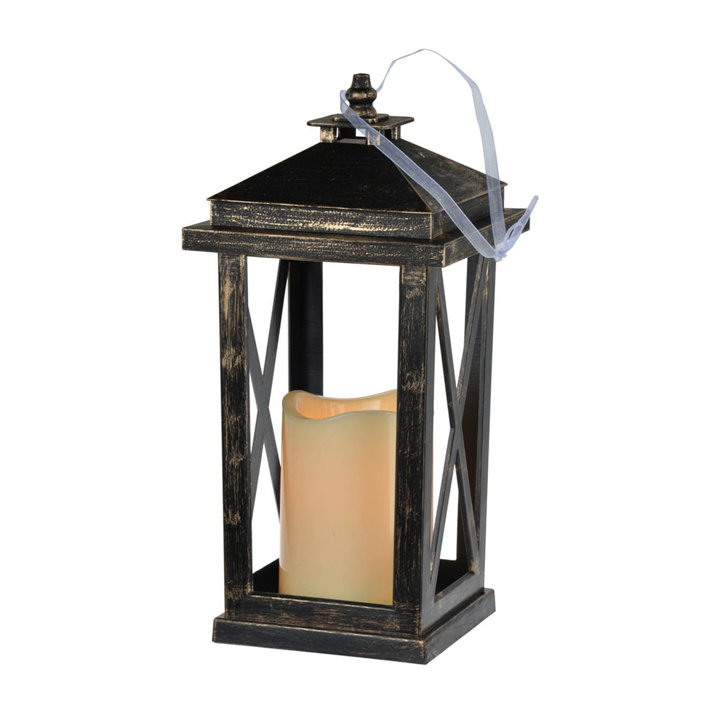 Set of 2 Menifee Lantern with LED Candle