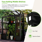 TOPMAX 78-Inch Wooden Greenhouse Cold Frame