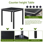 5 Piece Counter Height Dining Table Set