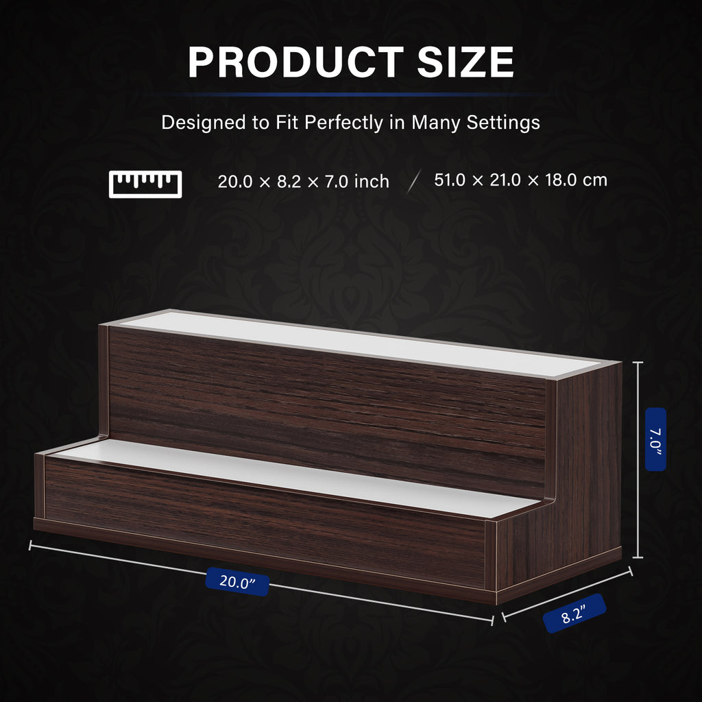 LED Lighted Liquor Bottle Display Shelf