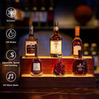 LED Lighted Liquor Bottle Display Shelf