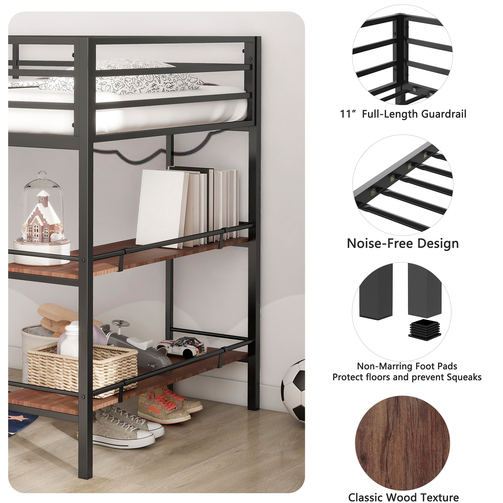 Adam Sturdy Junior Twin Loft Bed