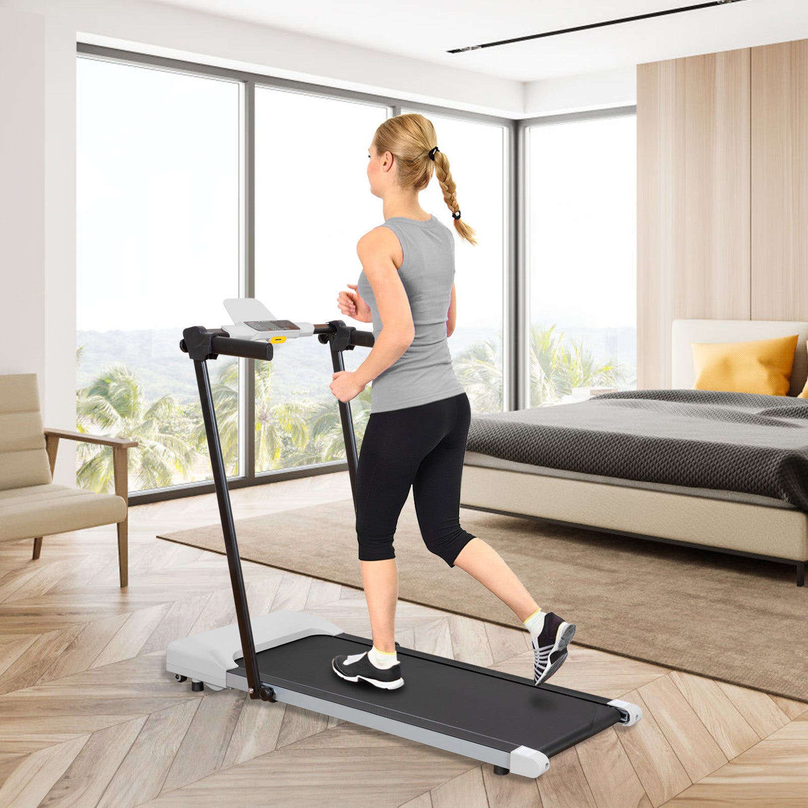 Treadmills for Home – Treadmill with LED for Walking & Running