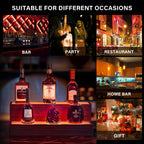 LED Lighted Liquor Bottle Display Shelf