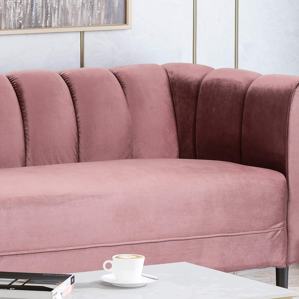Miranda Velvet 3-Seater Sofa