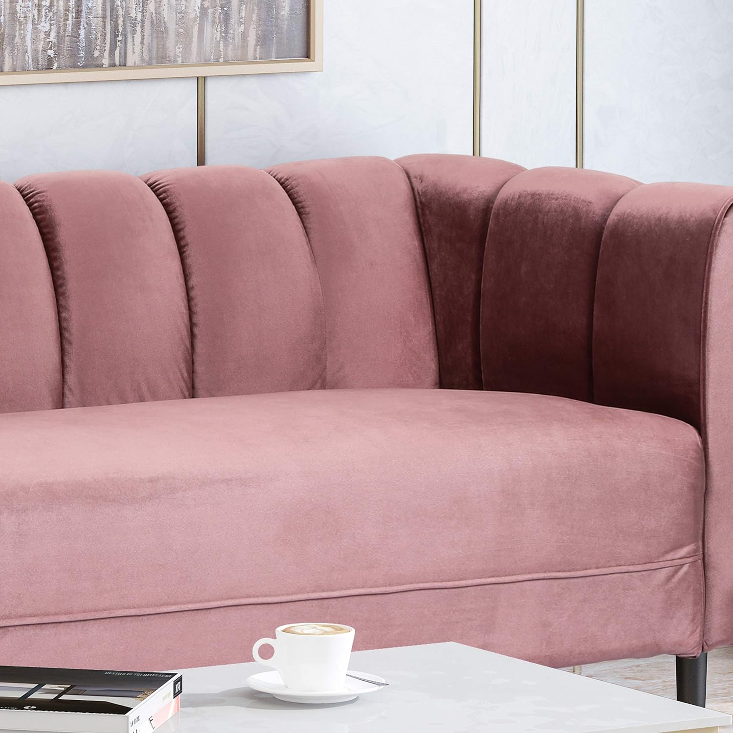 Miranda Velvet 3-Seater Sofa