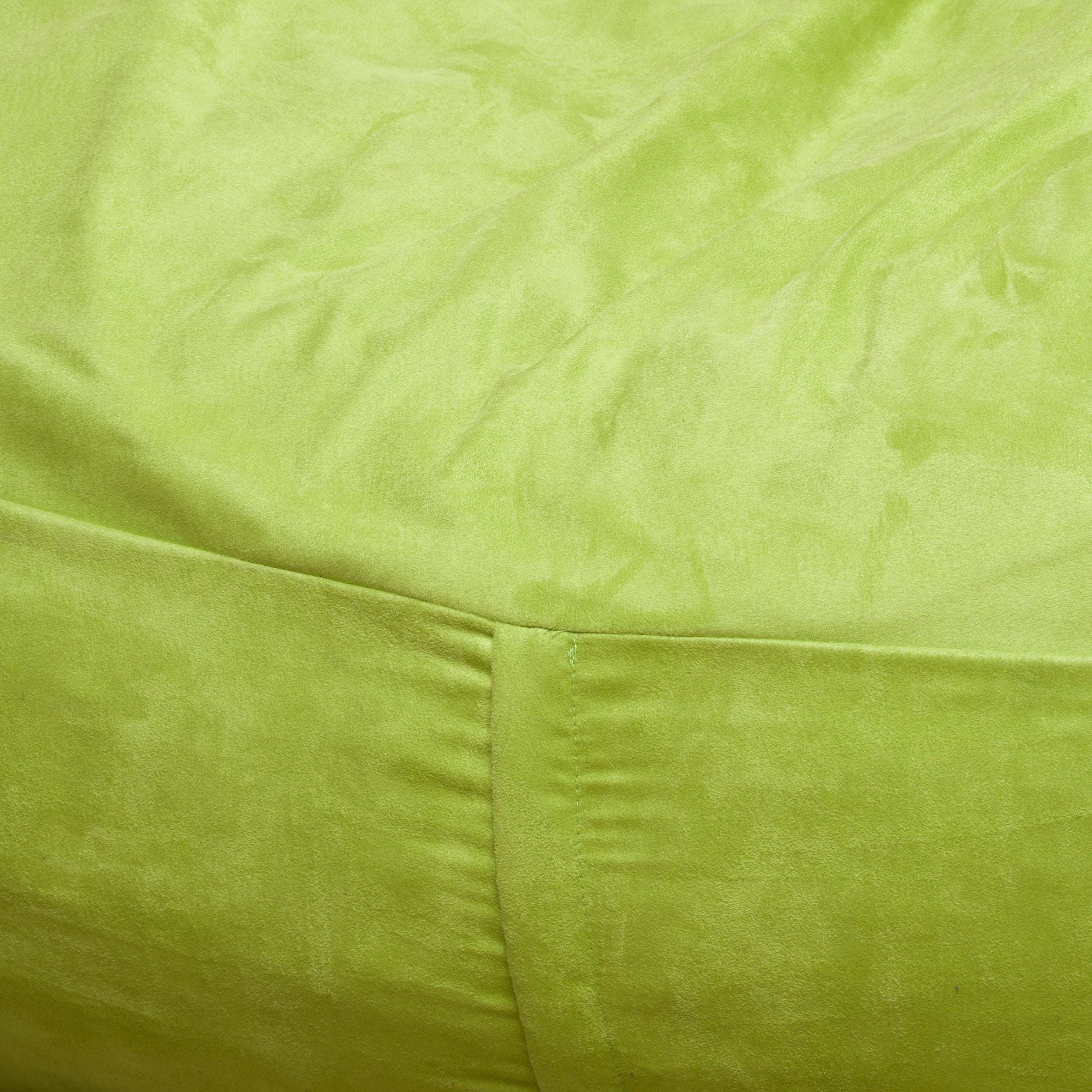 Michael 4 Foot Cylindrical Suede Bean Bag, Kiwi
