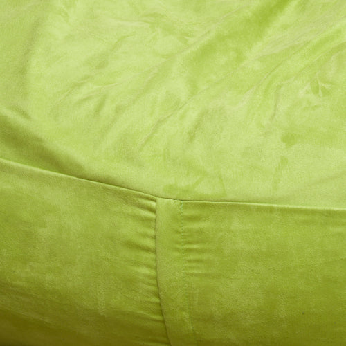 Michael 4 Foot Cylindrical Suede Bean Bag, Kiwi