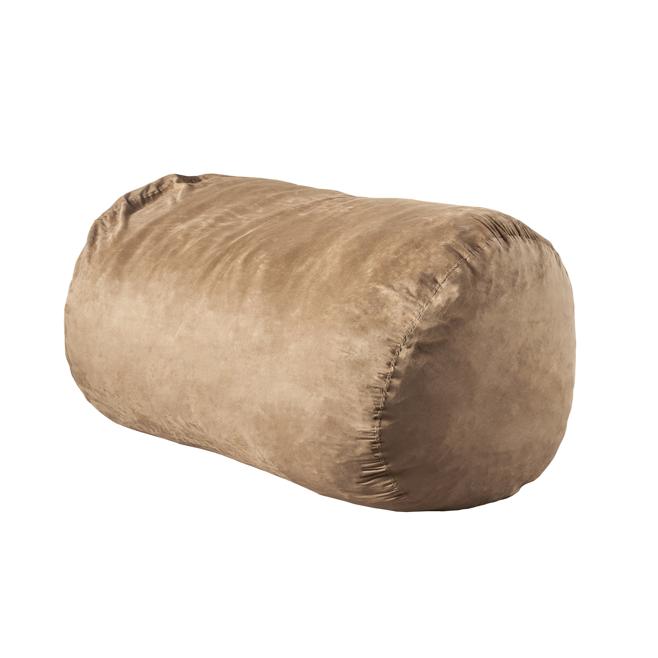 Marlin 6.5 Foot Suede Cylindrical Bean Bag - Tuscany