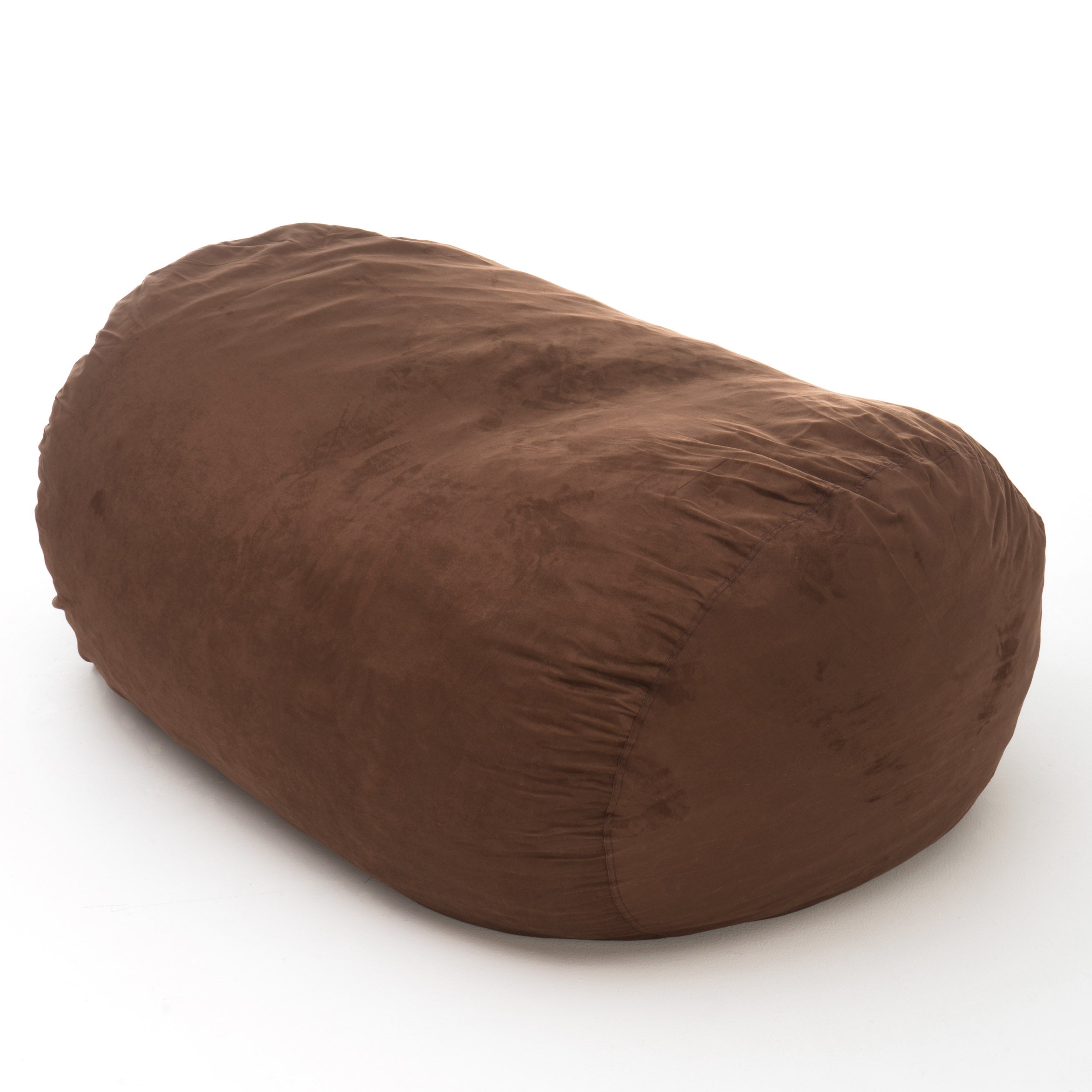 Nest 6.5 Foot Cylindrical Suede Bean Bag