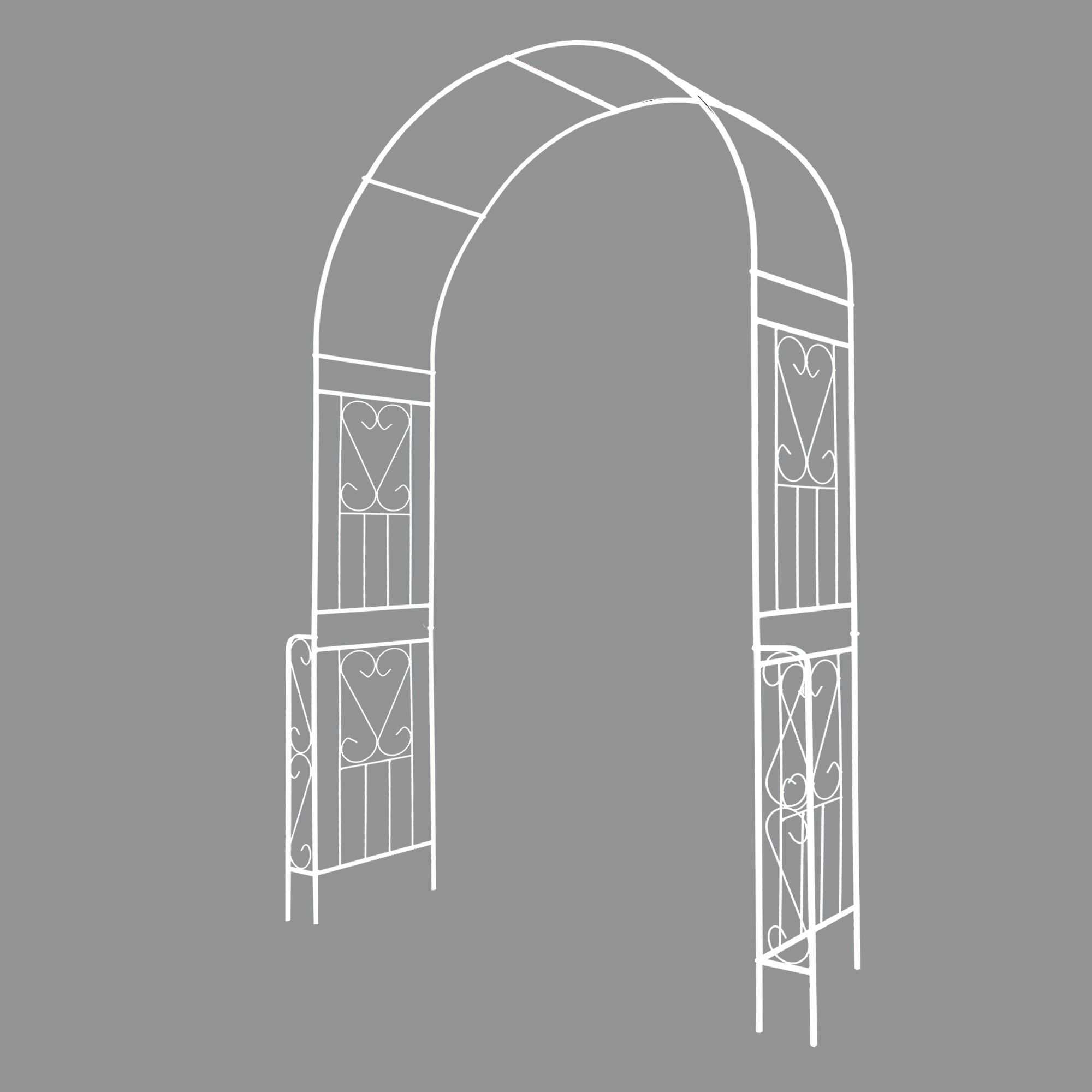 Metal Garden Arch W55'' x H94.5''