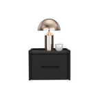 Floating Nightstand, Space-Saving Design with Handy Drawer and Surface