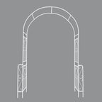 Metal Garden Arch W55'' x H94.5''