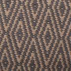 Amuleto Hand - Loomed Cotton Pouf, Dark
