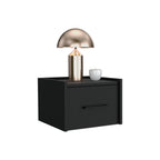 Floating Nightstand, Space-Saving Design with Handy Drawer and Surface