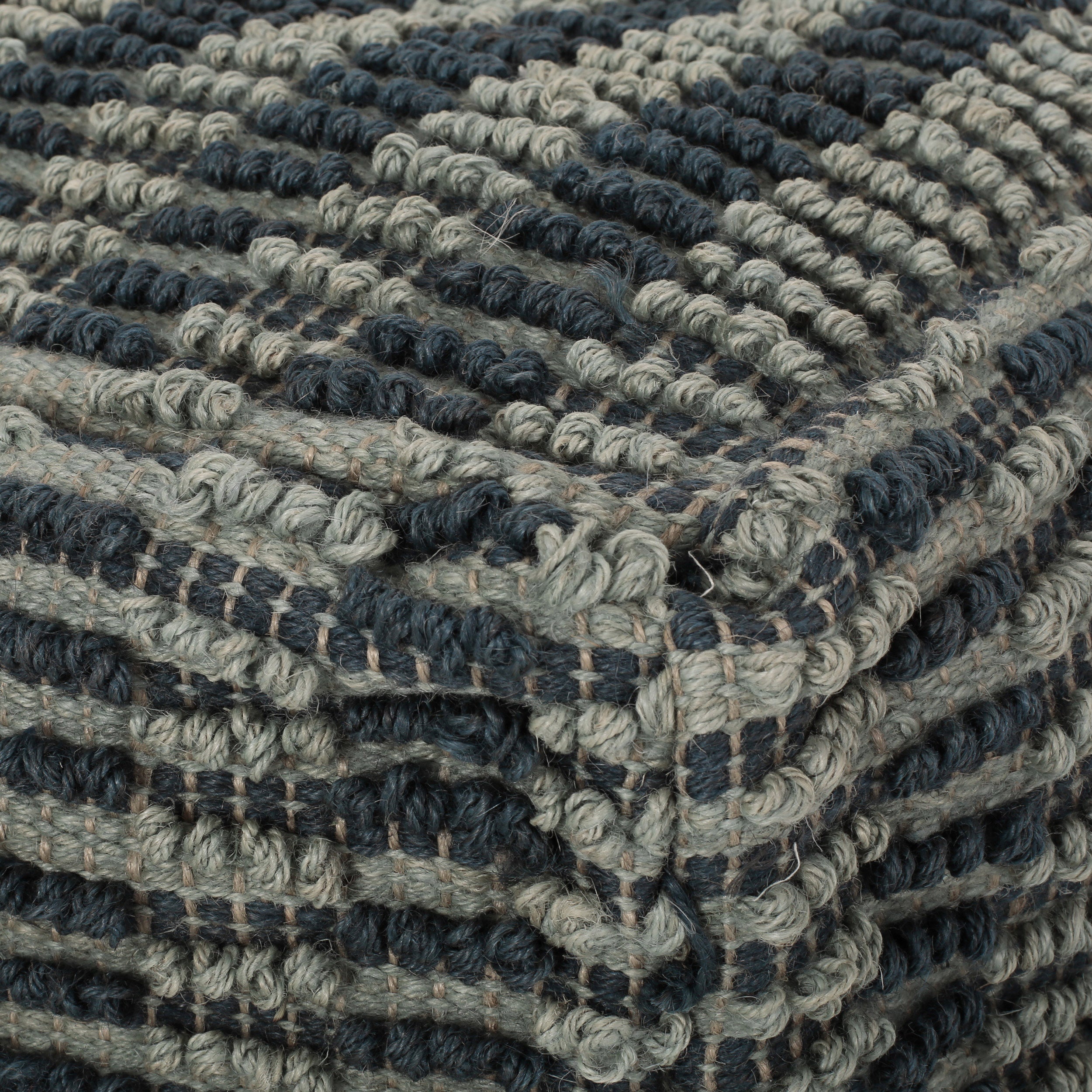 Walle Fabric Square Pouf