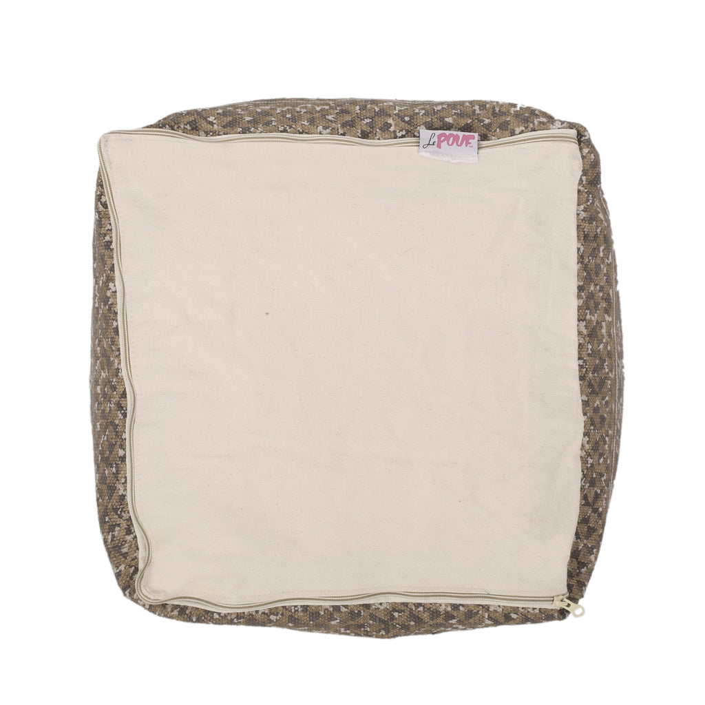 Ceasar Handcrafted Square Pouf
