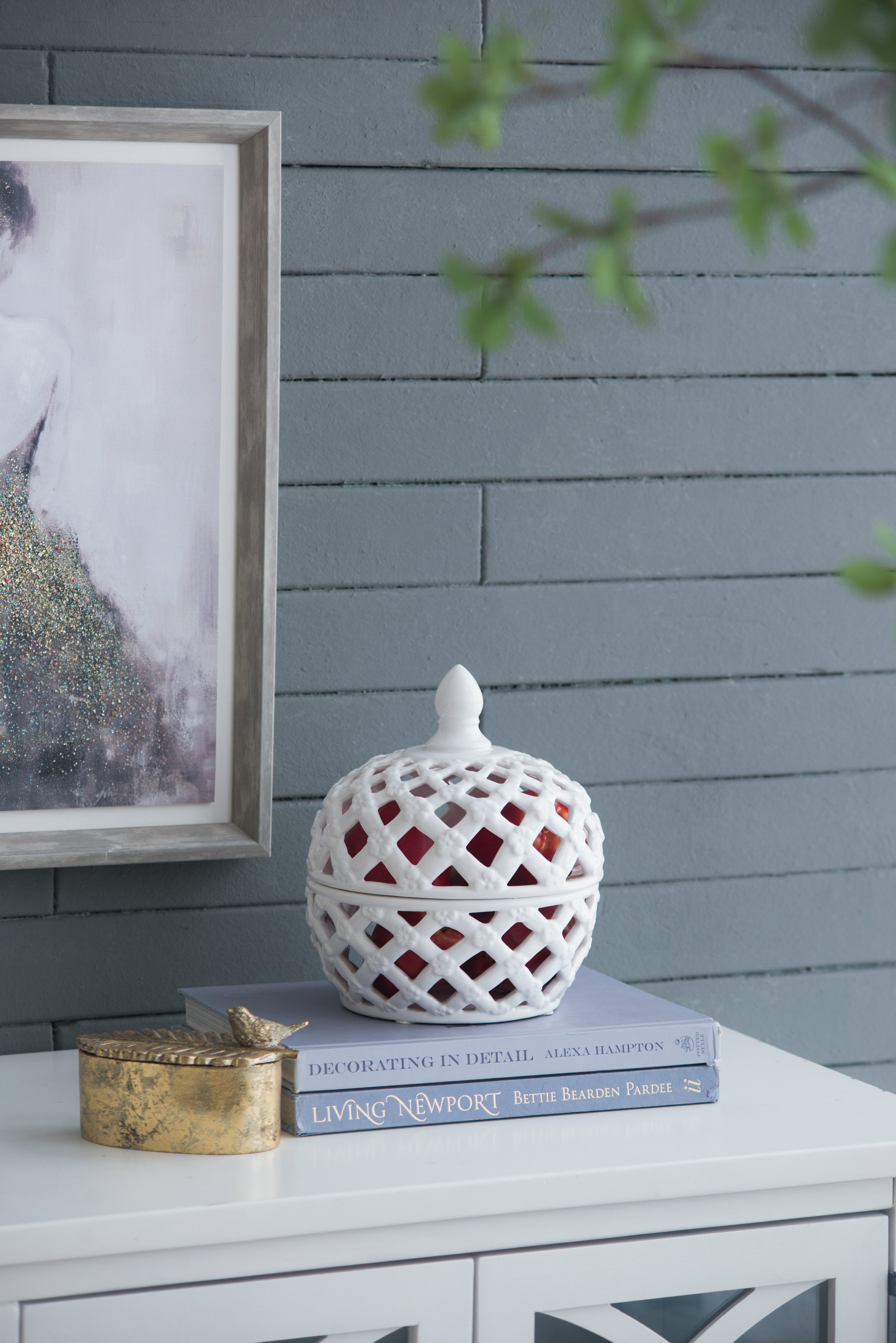 Adorable Ceramic Lidded Jar