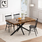 Retro Rectangular Stretch Dining Table