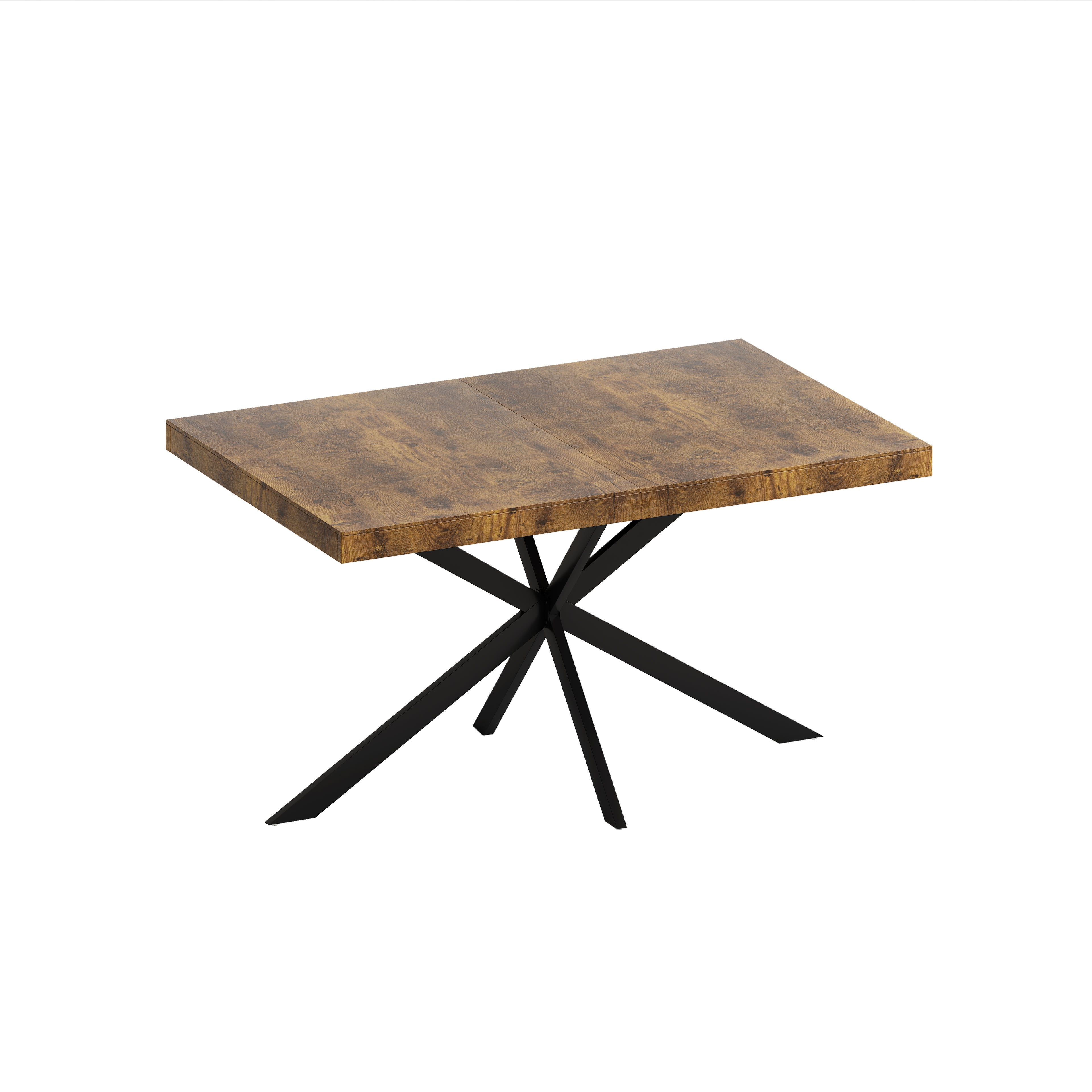 Retro Rectangular Stretch Dining Table