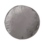 Shimon Cylinder Pouf, Pewter