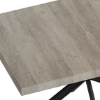 Retro Rectangular Stretch Dining Table