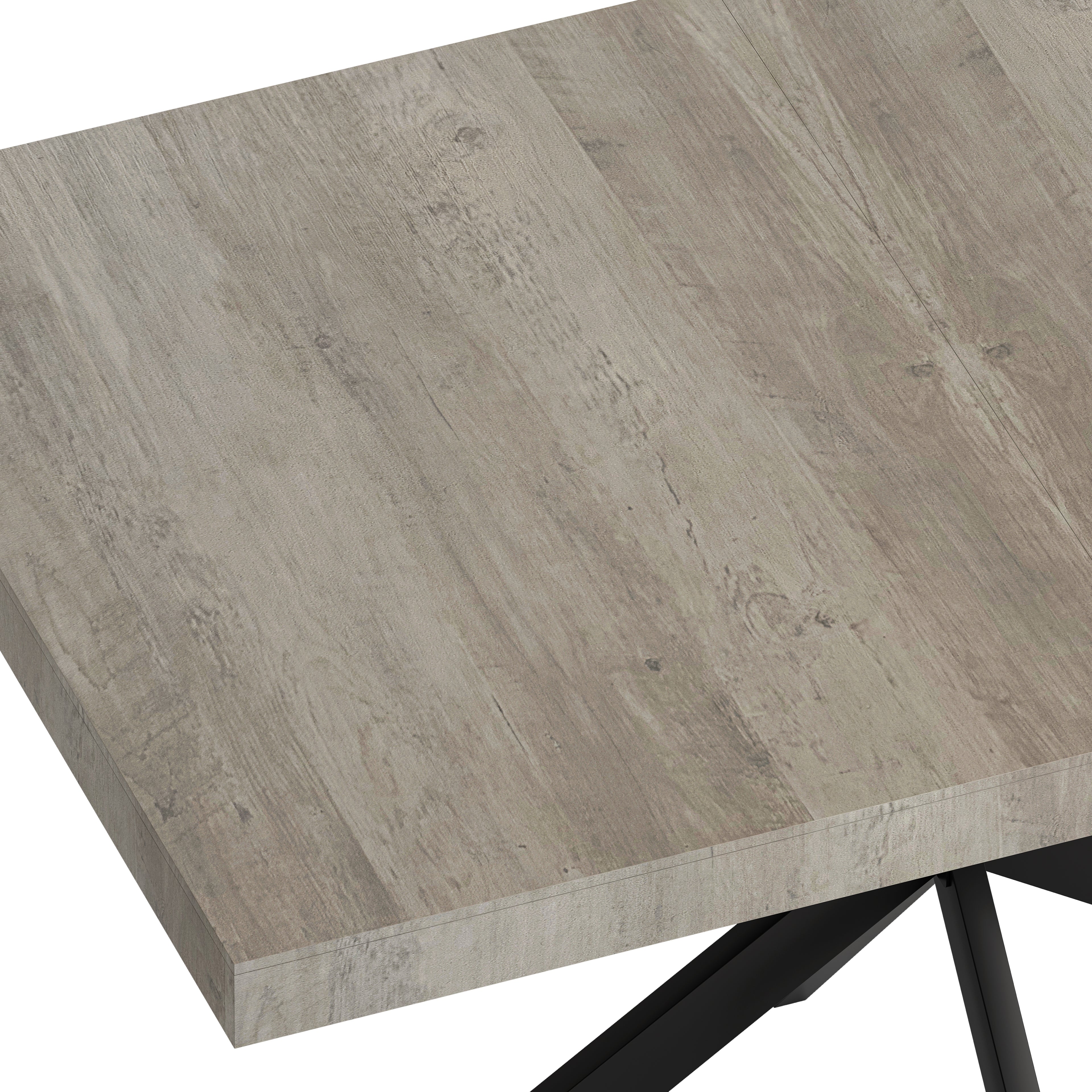 Retro Rectangular Stretch Dining Table