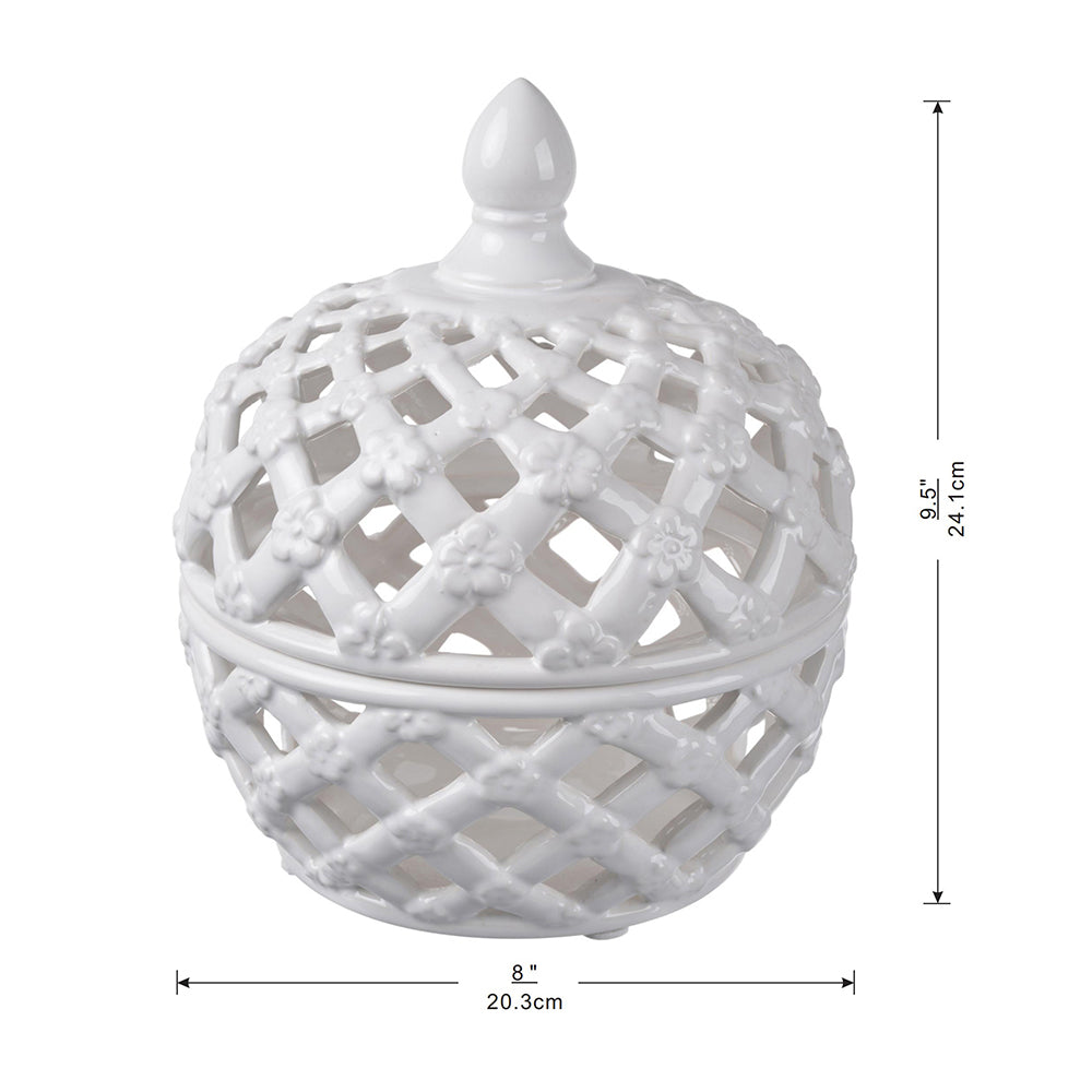 Adorable Ceramic Lidded Jar