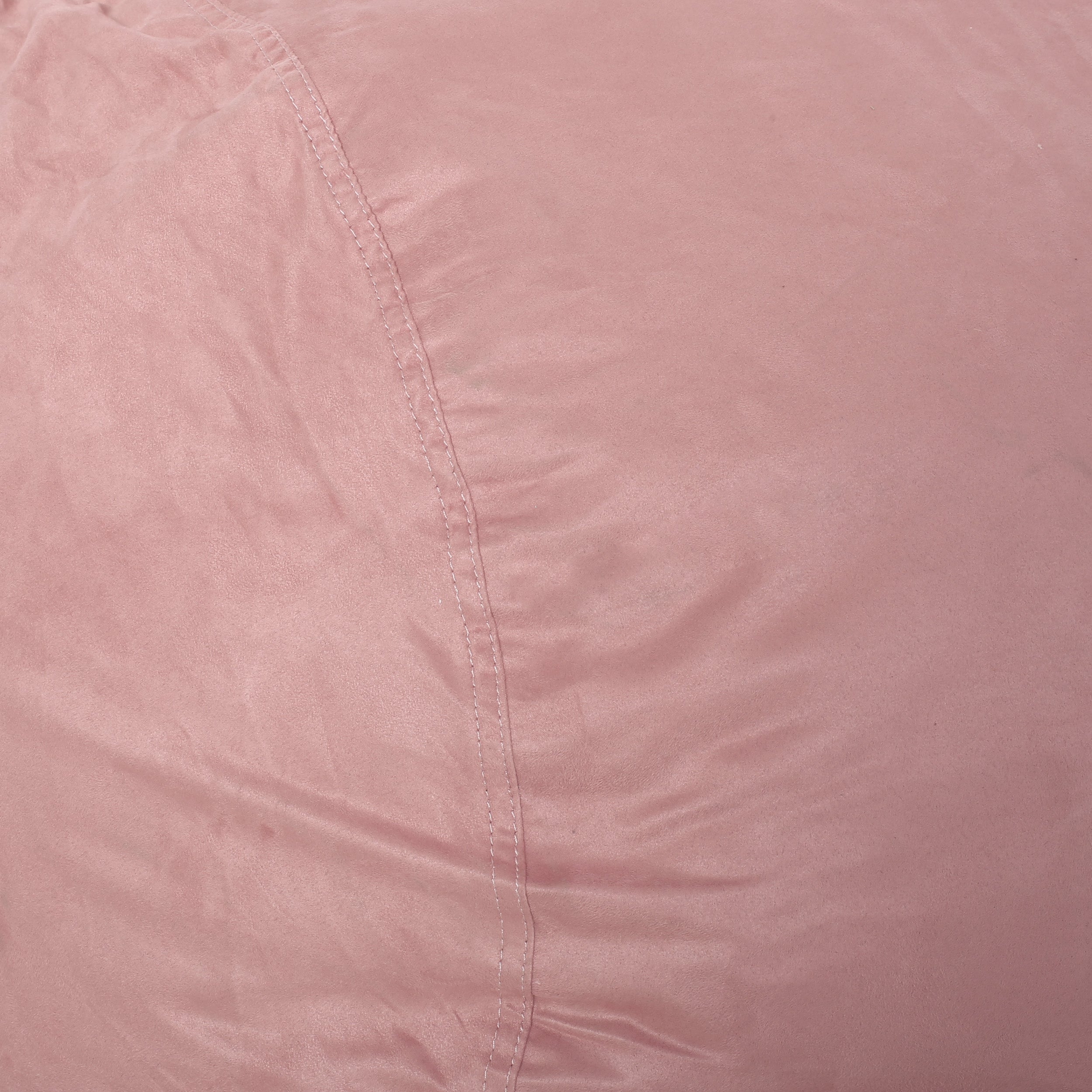 Aruba 8 Foot Microfiber Cylindrical Bean Bag Chair - Rose