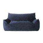 Fila Velveteen 2-Seater Oversized Bean Bag Chair