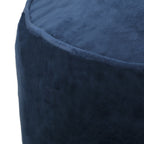Shimon Cylinder Pouf, Cobalt