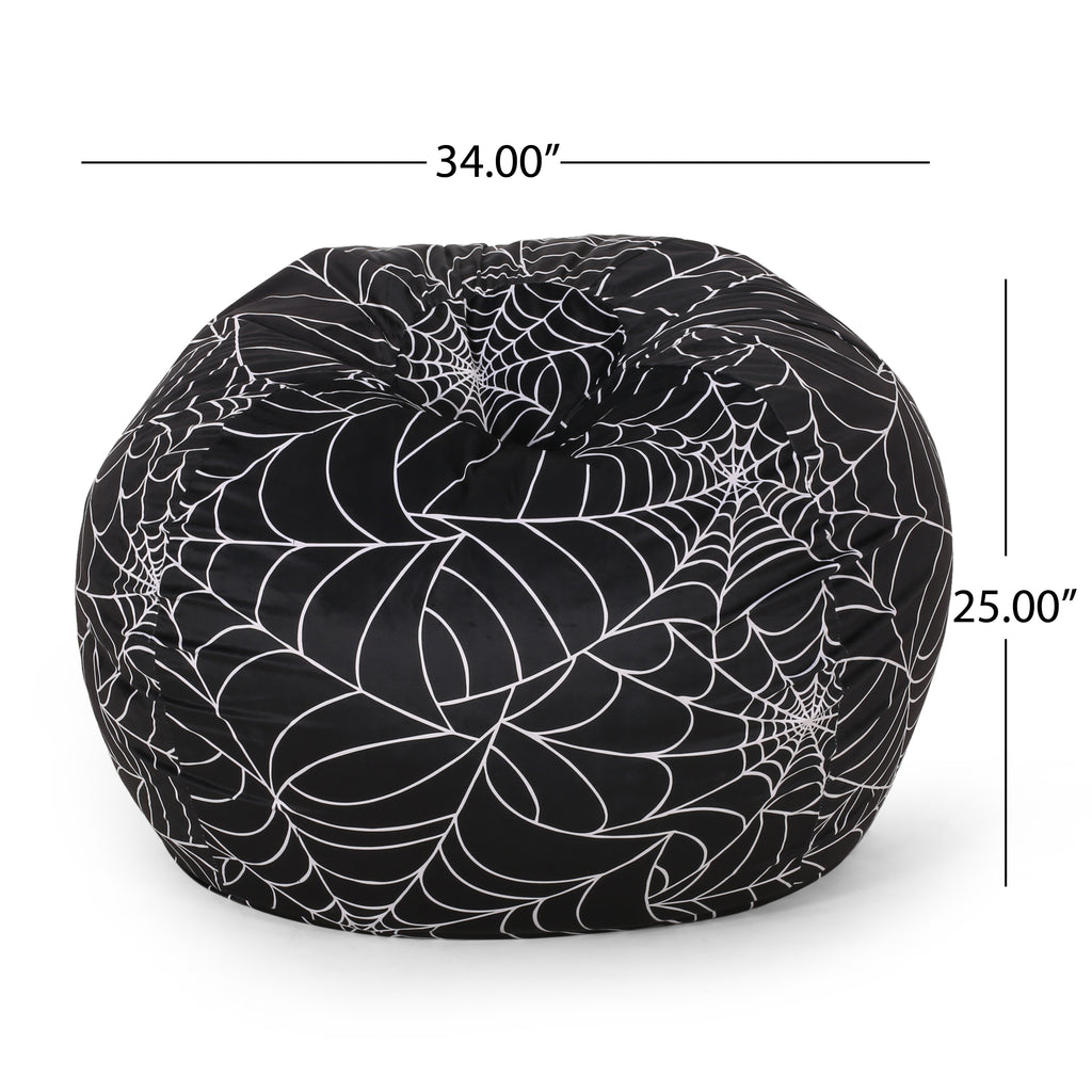 Spiderweb 3 Foot Halloween Bean Bag